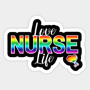 Love Nurse Life Sticker